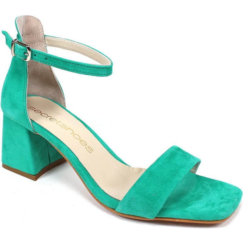 Secretshoes Dámske sandále AQ910-83 TYRKYSOVÁ 43755694