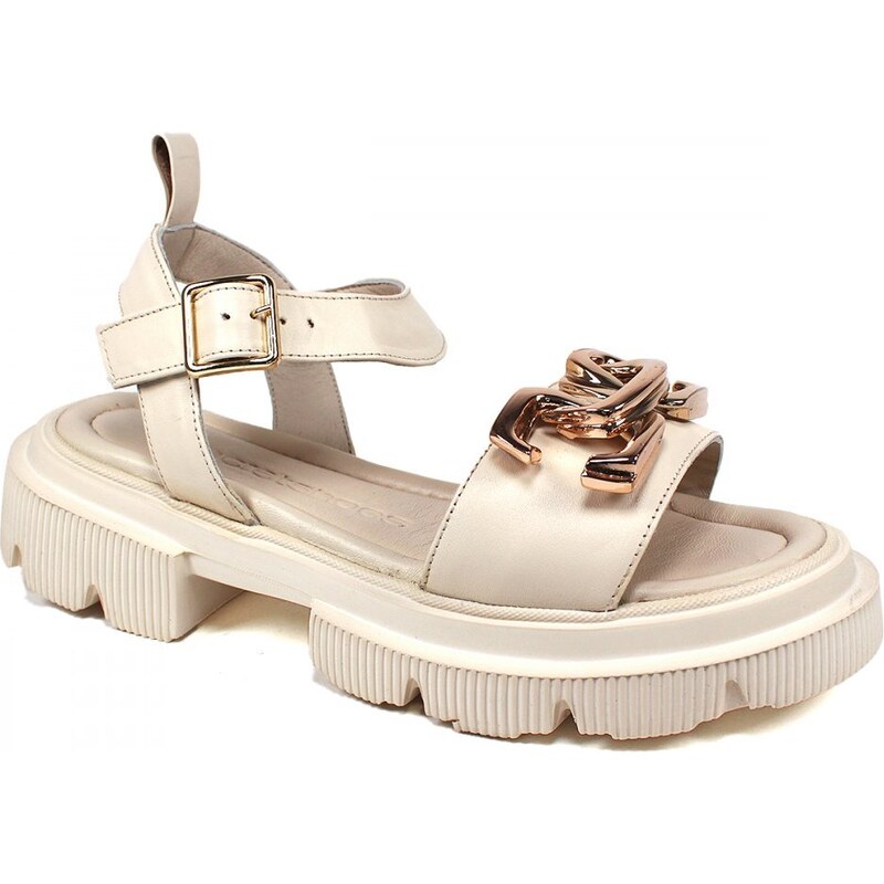 Secretshoes Športovo-elegantné sandále MO170-27 IVORY 43755764