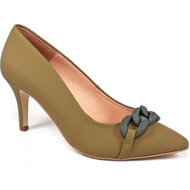 GLS Štýlové lodičky BD 17 26 500 OLIVA MATNÁ 43755831