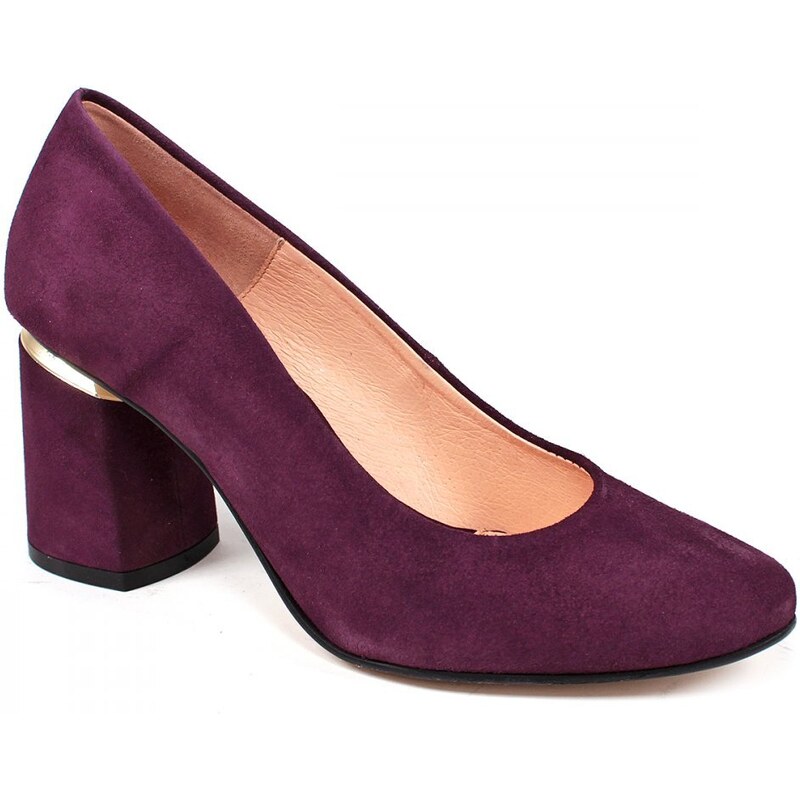 GLS Elegantné lodičky BD11 19 000 TMAVOFIALOVÁ SEMIŠ 43755826