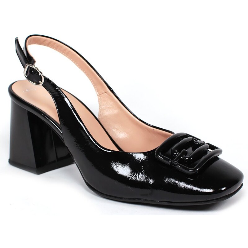 Secretshoes Lakované holopätky AQ3612 05 ČIERNA 43755999