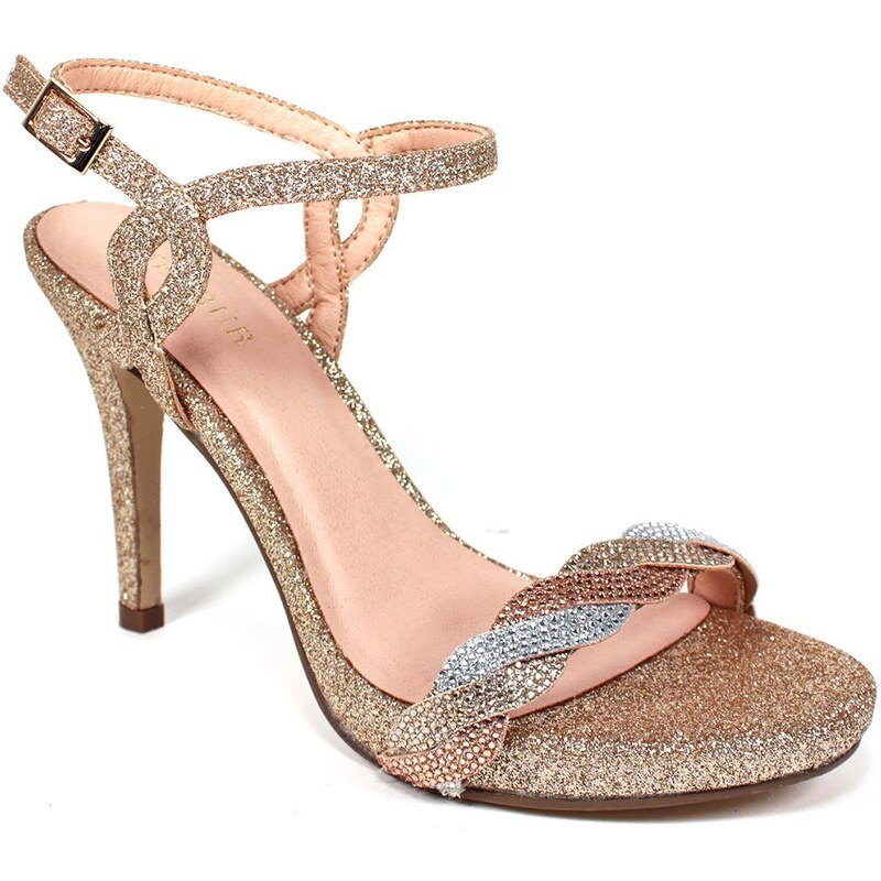 Menbur Spoločenské sandále MB239490Z00 GOLD 43756008