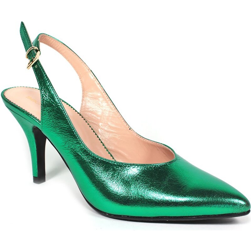 Secretshoes Spoločenské topánky TT4350 720 ZELENÁ METAL 43756010