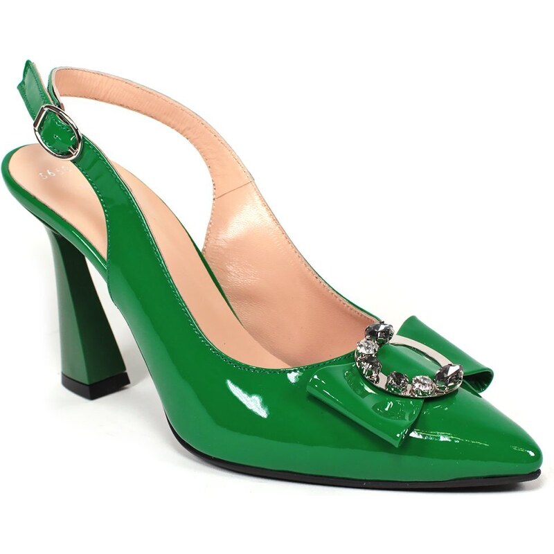 Secretshoes Spoločenské topánky AQ3650 51 ZELENÁ 43756029