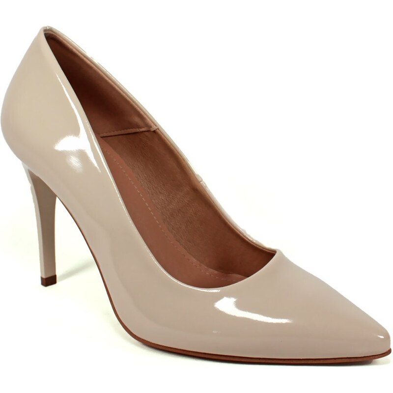 Secretshoes Lodičky KA6081 BÉŽOVÁ LAK 43756091