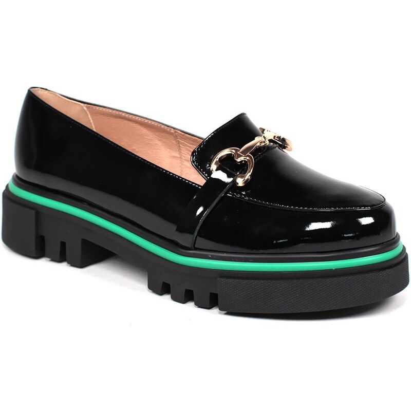 Secretshoes Štýlové lakované mokasíny 43756174