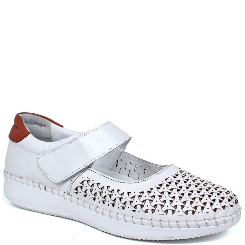 Secretshoes Comfort poltopánky na suchý zips MAG064 6051 1 White 43756233