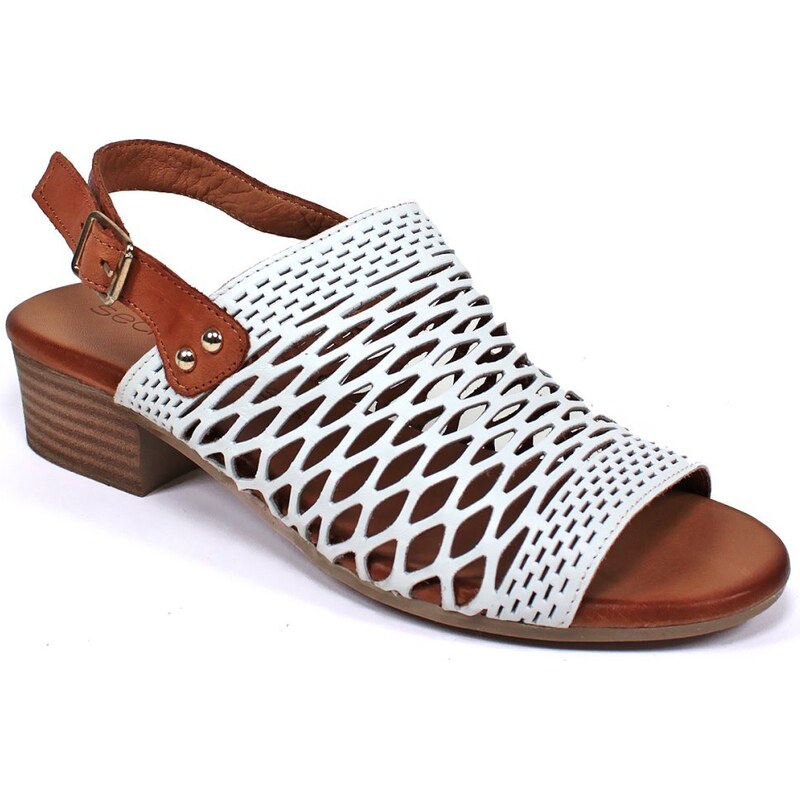 Secretshoes Pohodlné kožené sandále 51070001