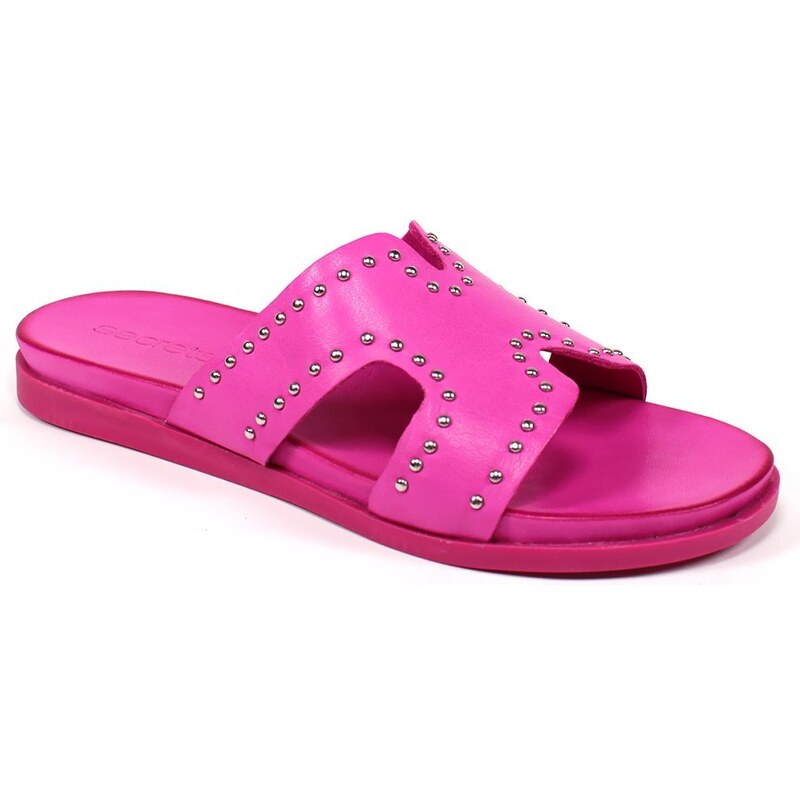 Secretshoes Kožené šľapky s nitmi 43756279