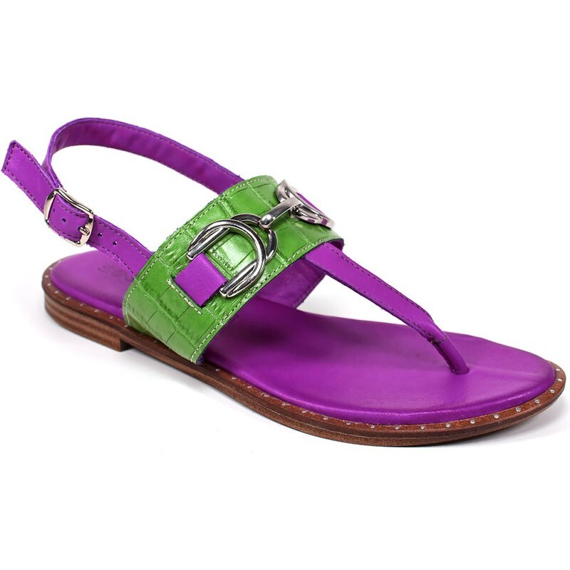 Secretshoes Štýlové kožené sandále 43756282