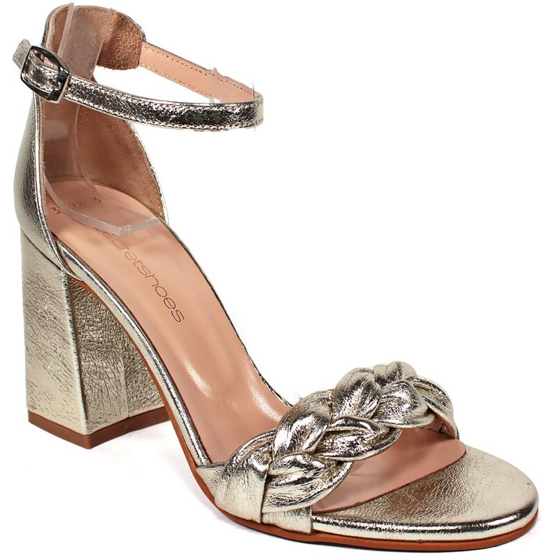 Secretshoes Elegantné zlaté sandále 43756333
