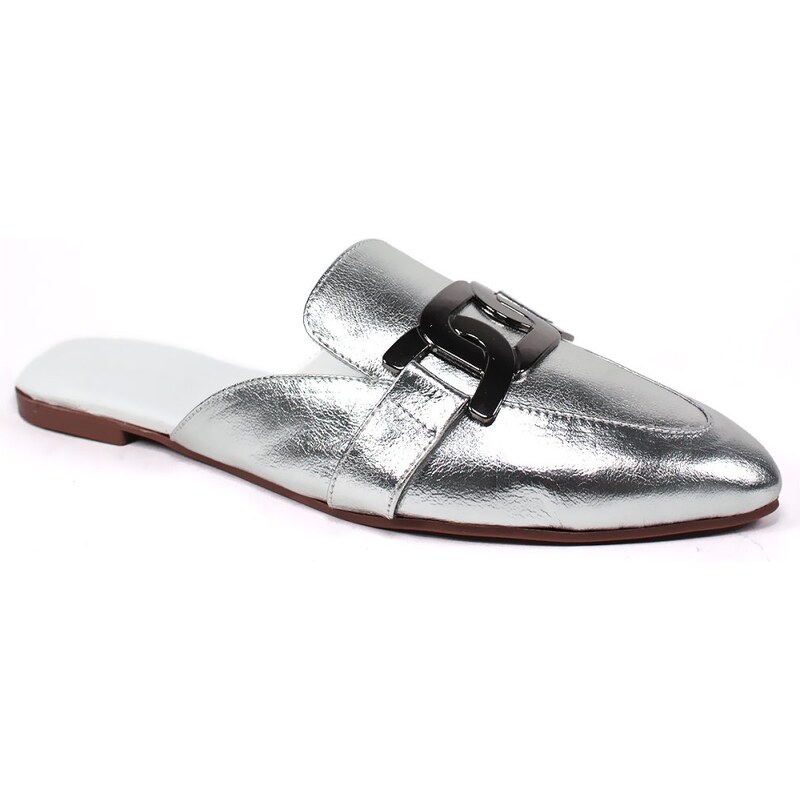 Secretshoes Elegantné kožené šľapky s uzatvorenou špičkou 49373400