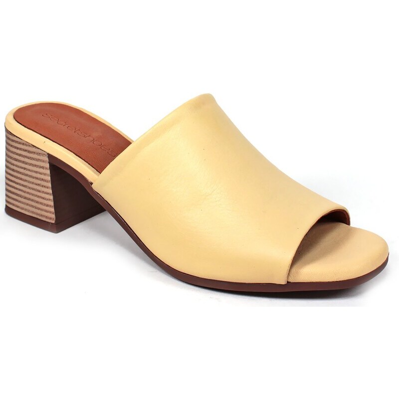 Secretshoes Dámske kožené šľapky 43756327