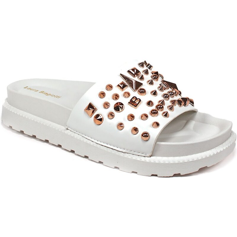 Štýlové gumené šľapky s nitmi LAURA BIAGIOTTI 43756348