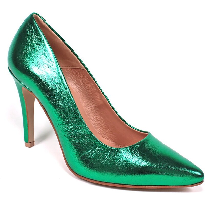 Secretshoes Štýlové zelené lodičky 43756369