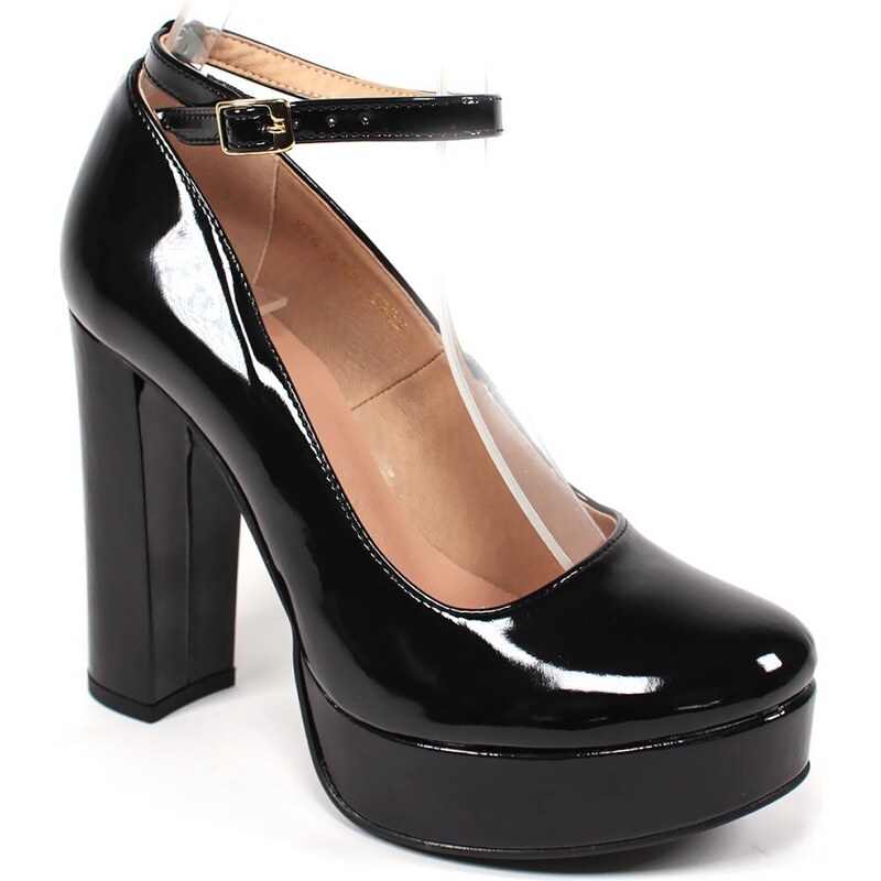 Secretshoes Lakované topánky na platforme 43756371