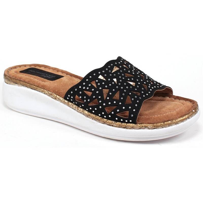 Secretshoes COMFORT Komfortné kožené šľapky 43756376