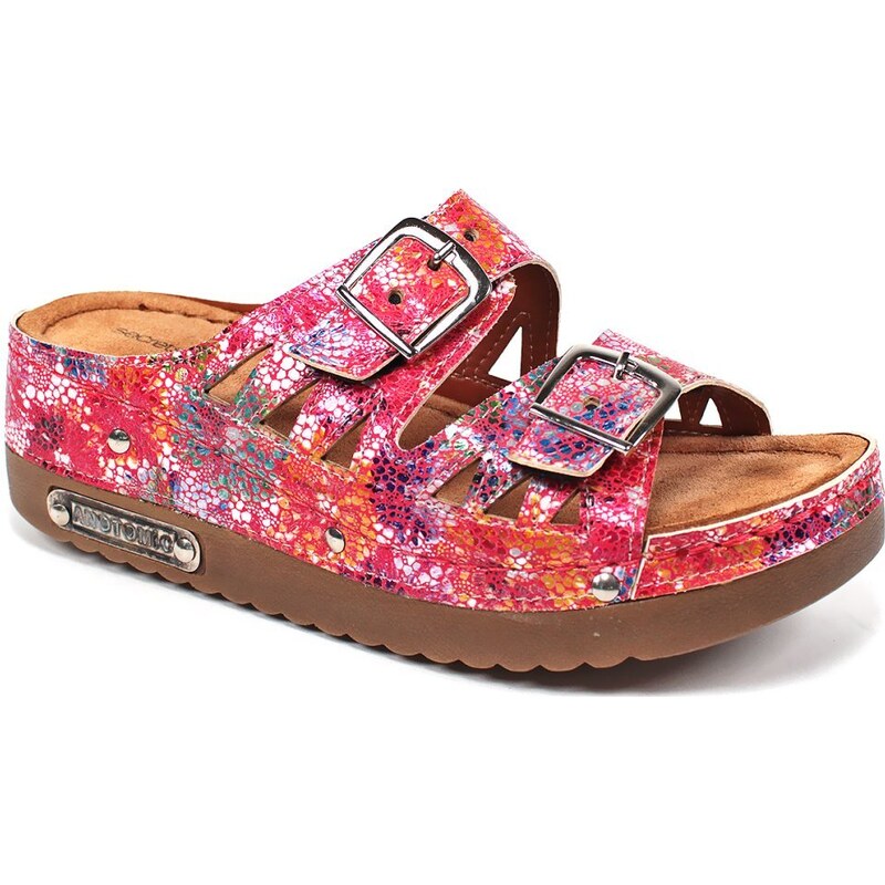 Secretshoes COMFORT Komfortné kožené šľapky 43756394