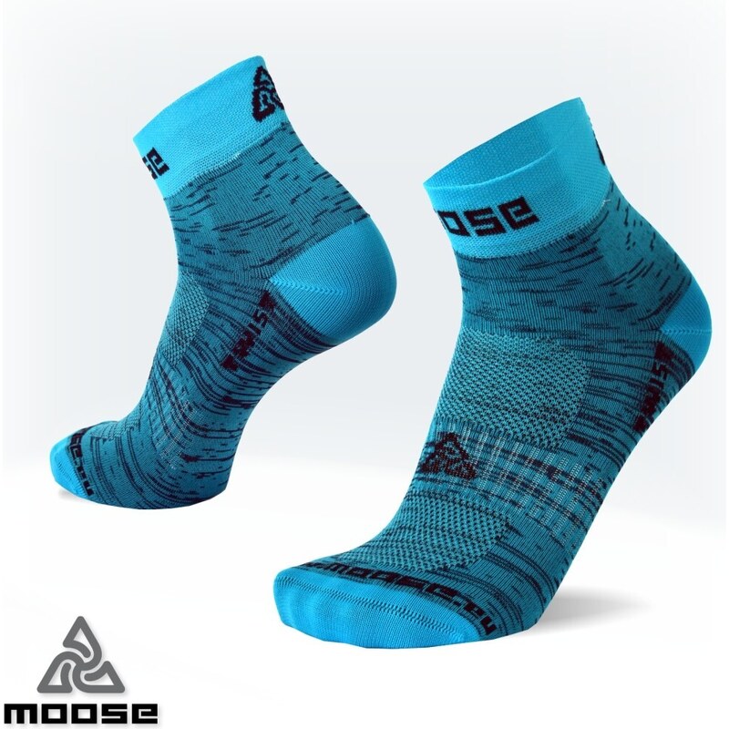 TWIST farebné funkčné ponožky Moose Tyrkysová XS 1 pár 47518074