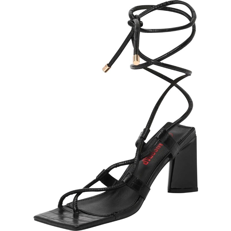 Misspap Remienkové sandále čierna 43862689