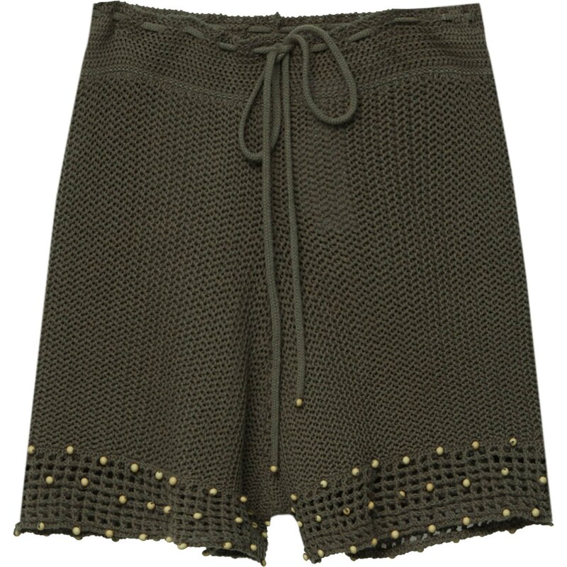 Pull&Bear Nohavice kaki 43768280