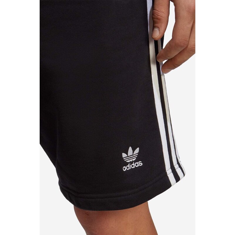 Bavlnené šortky adidas Originals Adicolor Classics 3-Stripes Sweat IA6351-black, čierna farba