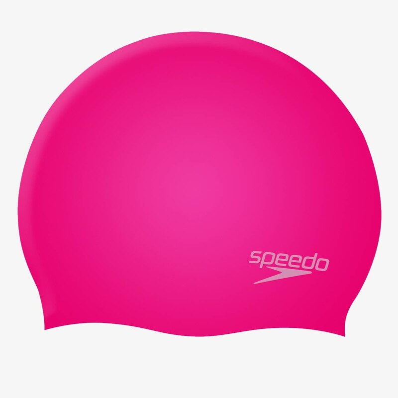 Speedo MOULDED SILC CAP JU PINK/PINK ONESZ 63099941
