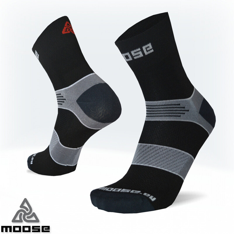 ROAD MASTER NEW športové cyklo ponožky Moose Čierna XS 1 pár 47518087