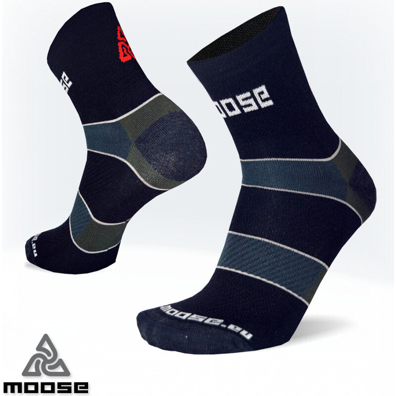 BASECAMP merino outdoorové ponožky Moose Čierna XS 1 pár 43783776