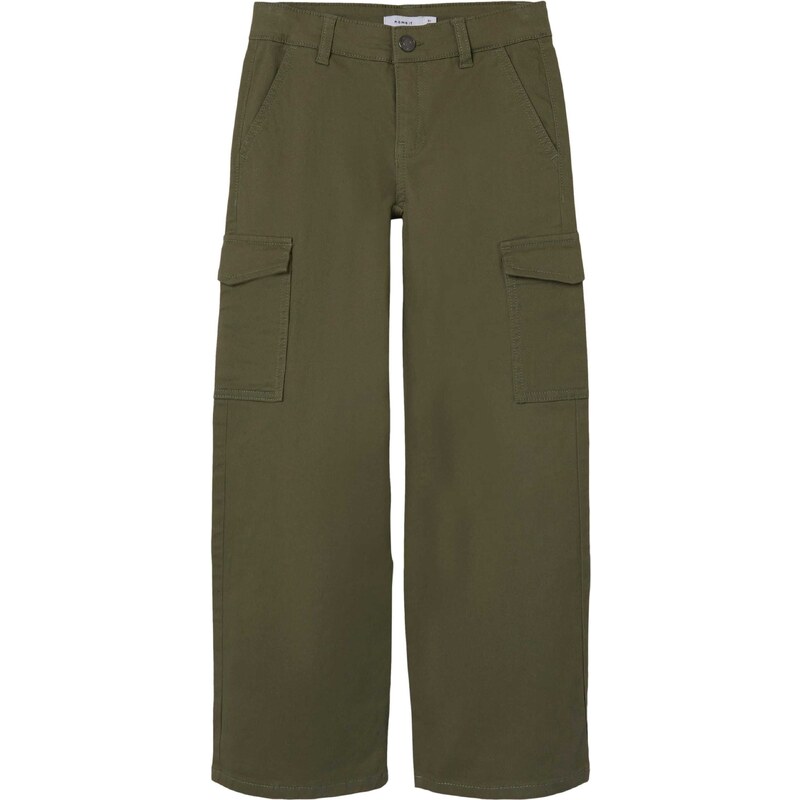 NAME IT Nohavice Rose olivová 43787590