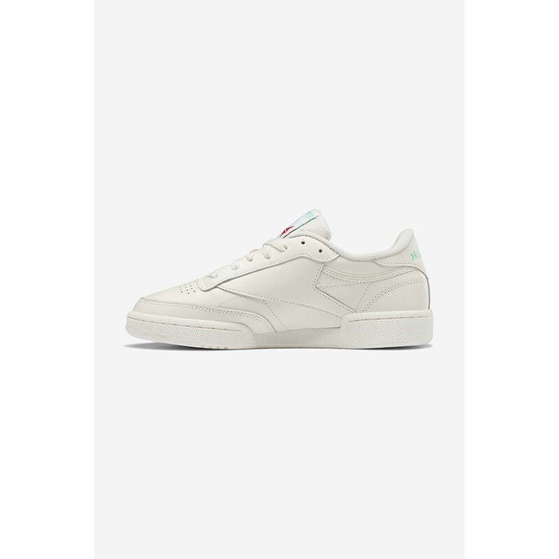 Kožené tenisky Reebok Classic Club C 85 HQ0947-cream, béžová farba