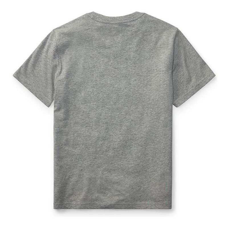 Detské bavlnené tričko Polo Ralph Lauren šedá farba, melanžové
