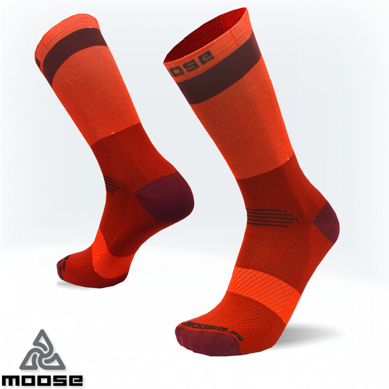 RACE POLY NEW športové cyklo ponožky Moose