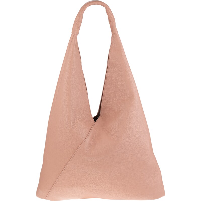 Ružová kožená talianska kabelka Alma Salmone NovaKabelka.sk 43795687