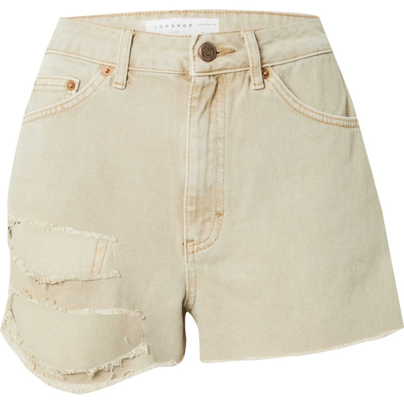 TOPSHOP Džínsy piesková 43839058