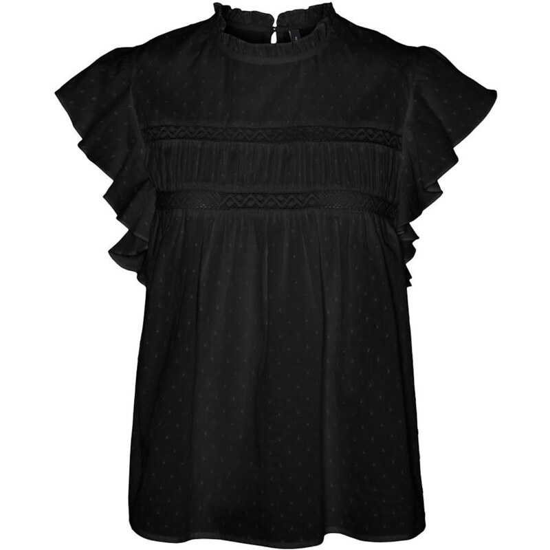 VERO MODA Blúzka VMTrine čierna 42247143
