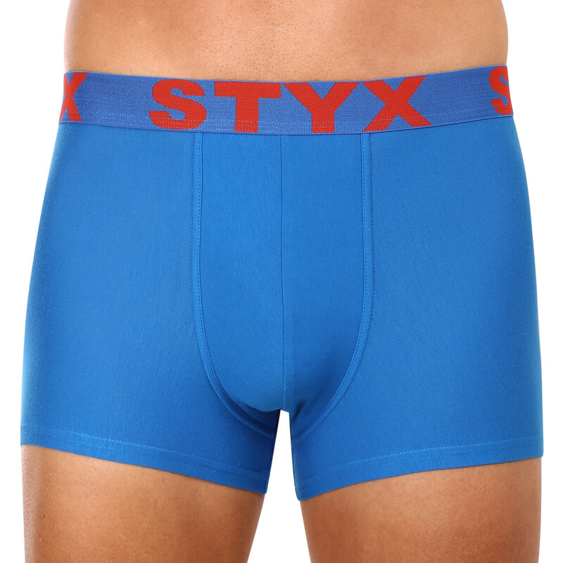 Pánske boxerky Styx športová guma modré (G1167) 43825217