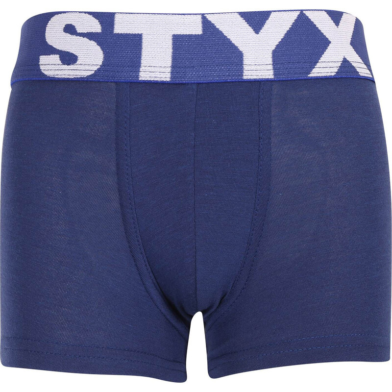 Detské boxerky Styx športová guma tmavo modré (GJ968) 4-5 let 66060677