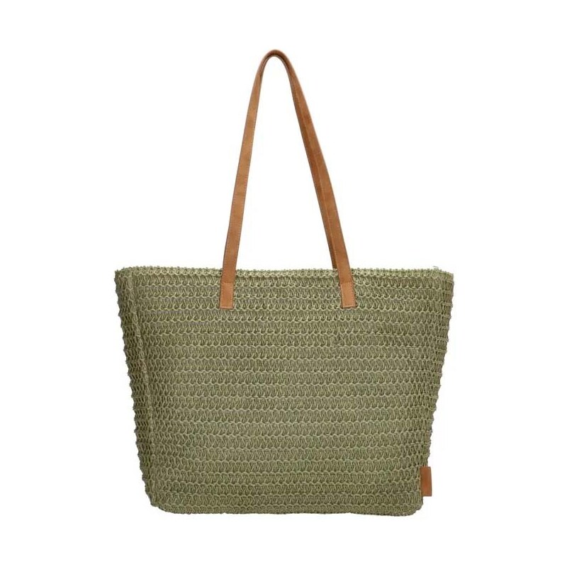 PE-Florence Zelená plážová taška s dlhými rukoväťami Cruise 40825422