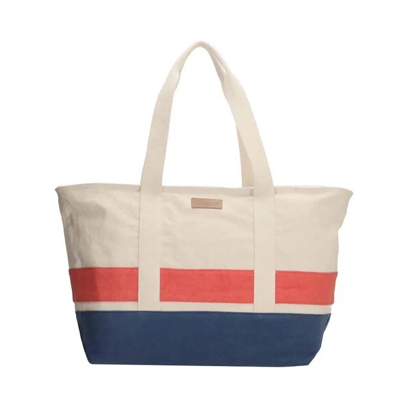 PE-Florence Béžovo-modrá veľká plážová taška Sailor 40825428