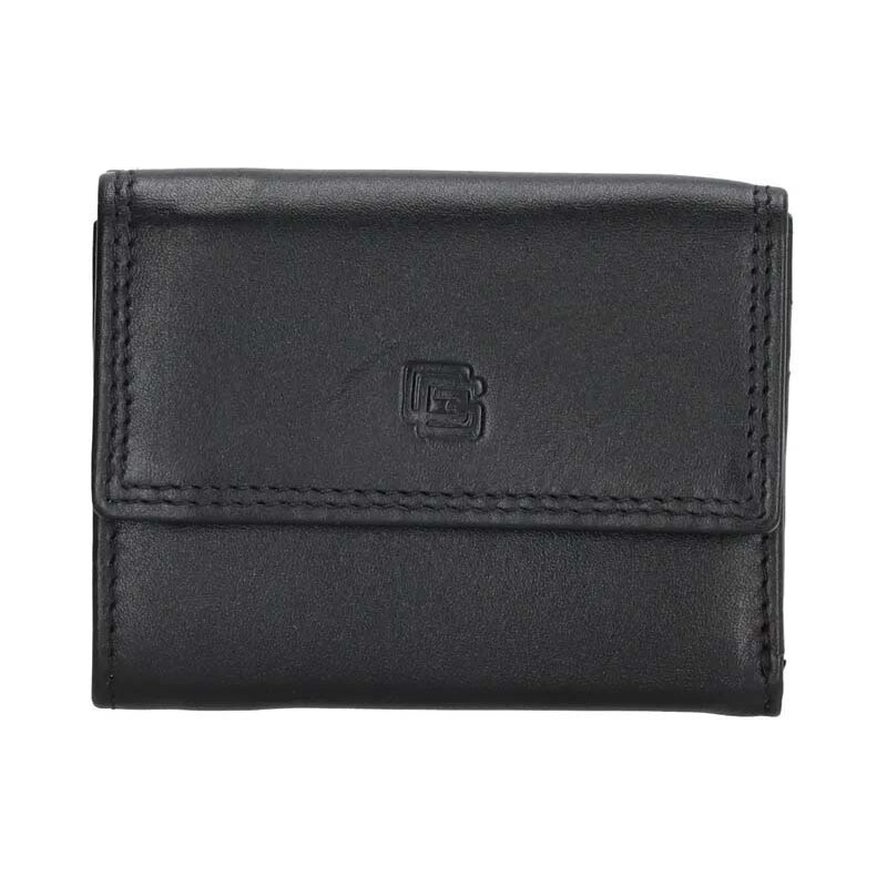 Gio Gini Čierna malá kožená peňaženka "Company"