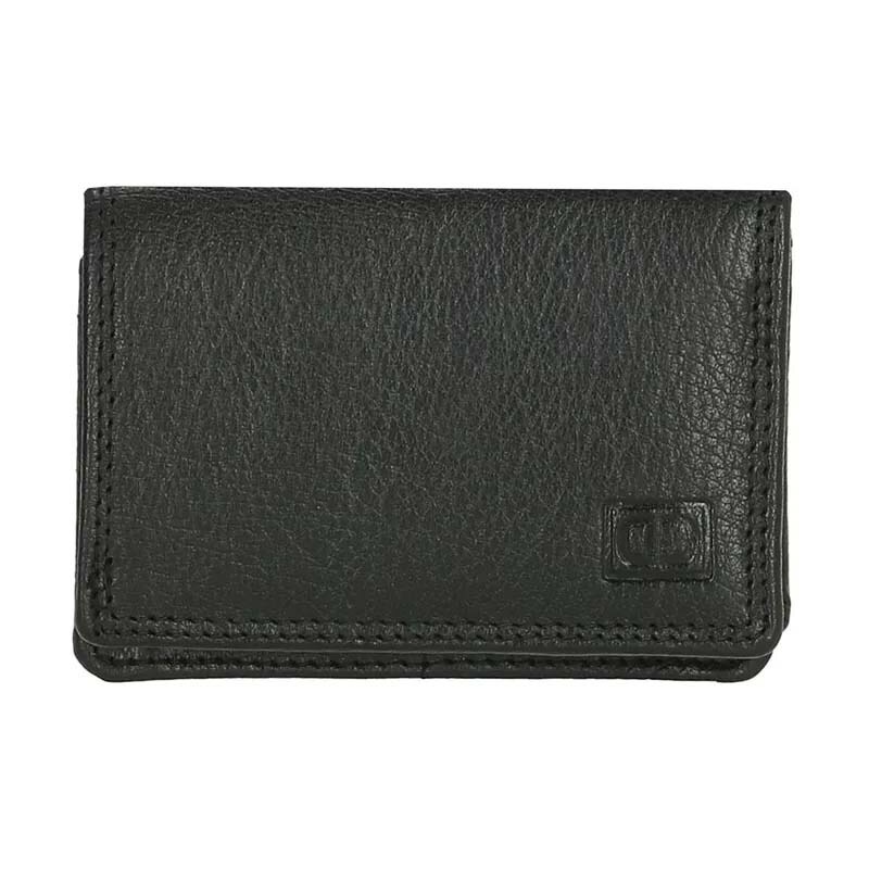 Double-D Čierna malá kožená peňaženka Merry 41219100
