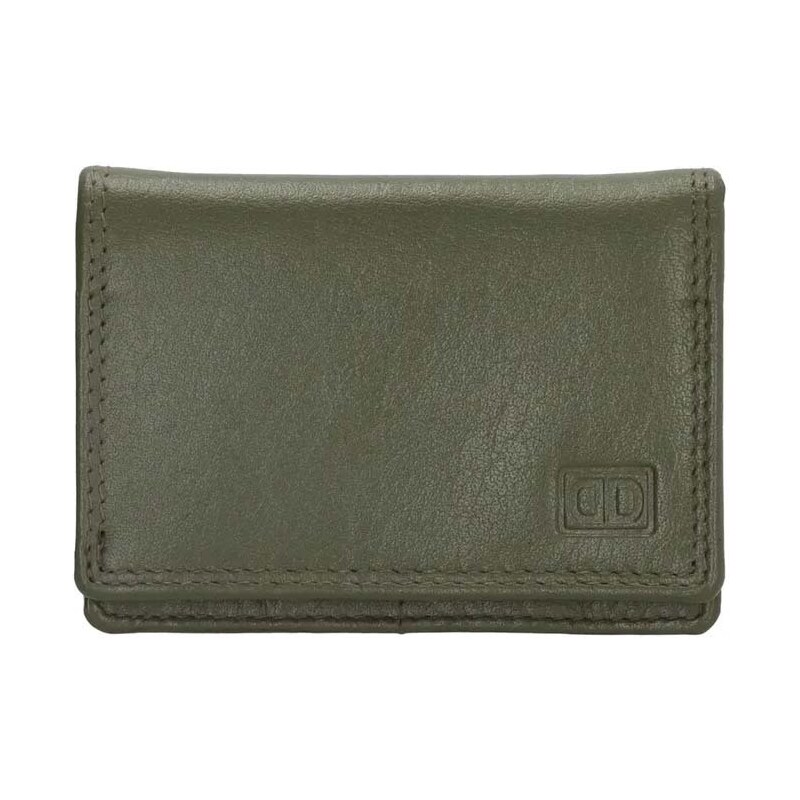 Double-D Zelená malá kožená peňaženka Merry 41219103