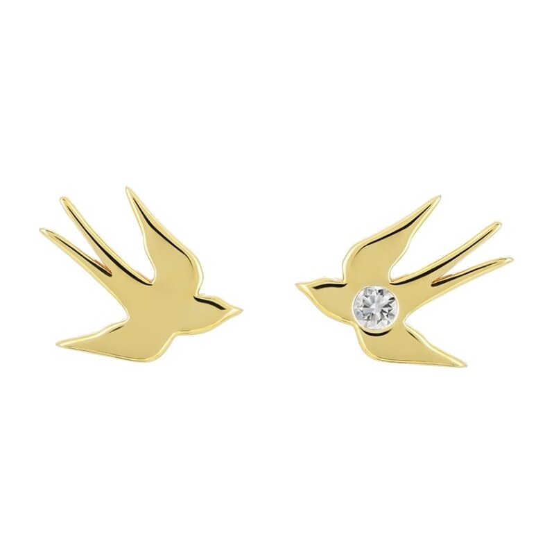 Preciosa Nežné pozlátené náušnice Lastovičky Avignon 5374Y00 66590249