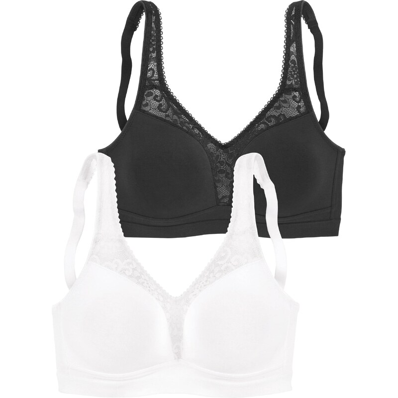 PETITE FLEUR Podprsenka čierna / biela 54248903