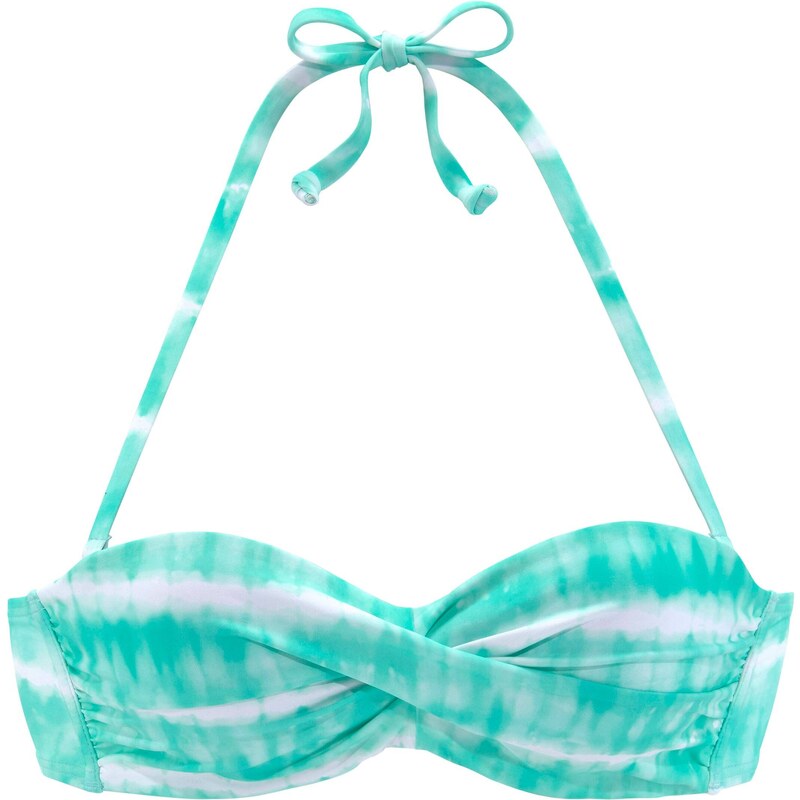 s.Oliver Bikinový top tyrkysová / biela 54248980