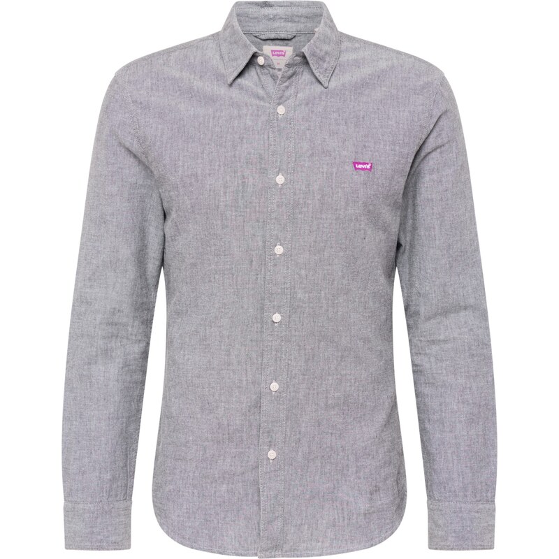 LEVIS Košeľa Battery Housemark Slim Fit Shirt sivá melírovaná 43862755