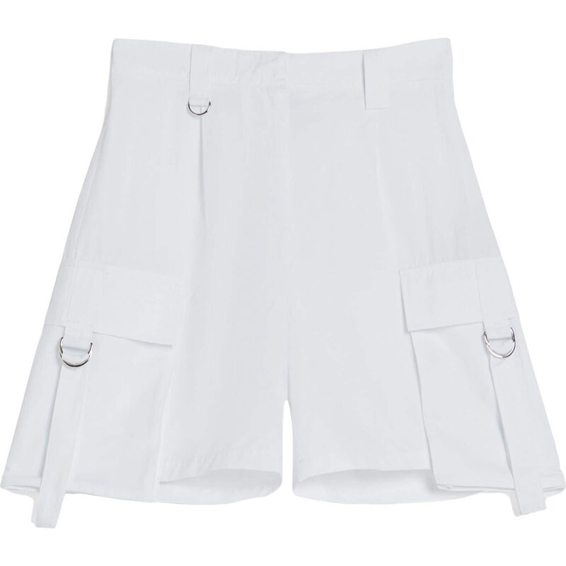 Bershka Kapsáče biela 54252358