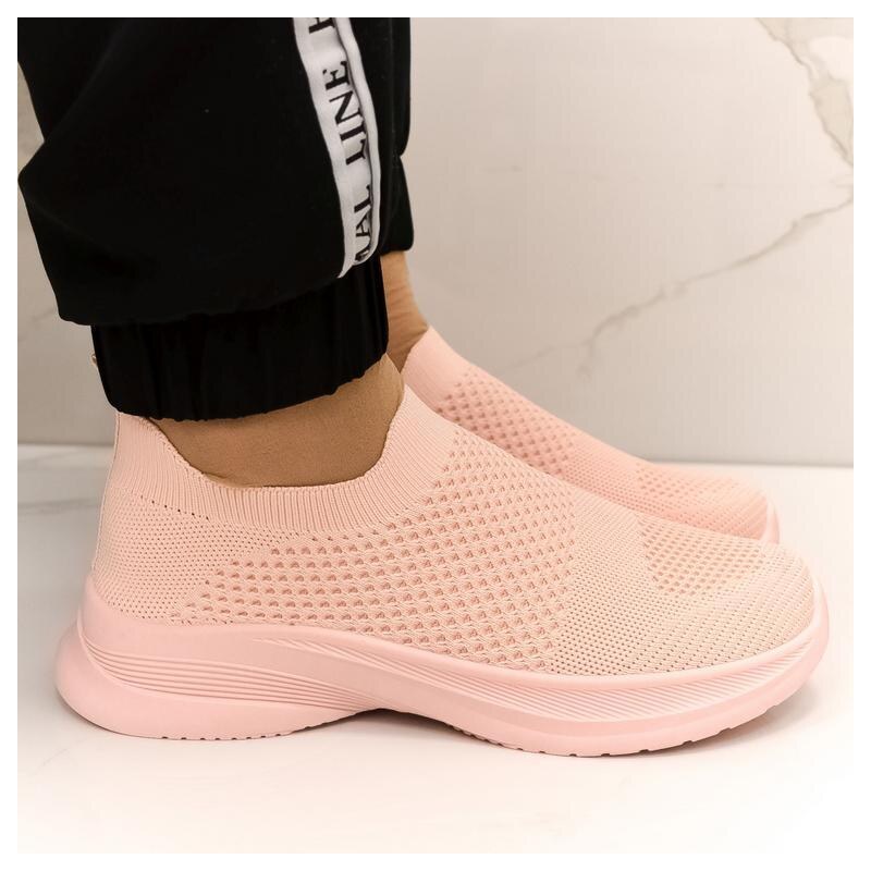 SS Dámske rúžové SLIP-ON tenisky LARISI 43864973