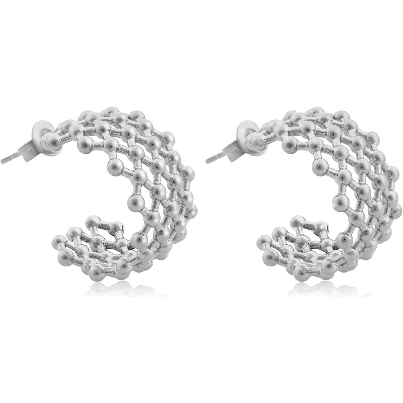 Troli Výrazné oceľové náušnice kruhy VAAXF216S 66579892